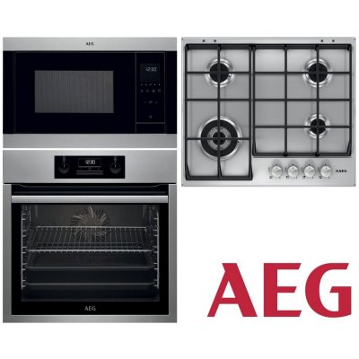 Set AEG BCS331150M + HGB64420SM + MSB2547D-M