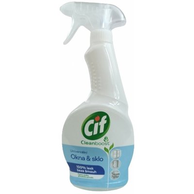 Cif Cleanboost univerzální čistící sprej Okna & sklo 500 ml rozprašovač – Zboží Dáma