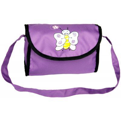 Boncare Taška na kočárek fialová tmavá s motýlkem – Sleviste.cz