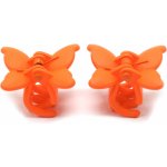 Skřipečky do vlasů - motýlci, 2 ks Barva: modrá – Zboží Dáma