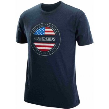 Bauer triko USA FLAG TEE SR NAVY 1059426