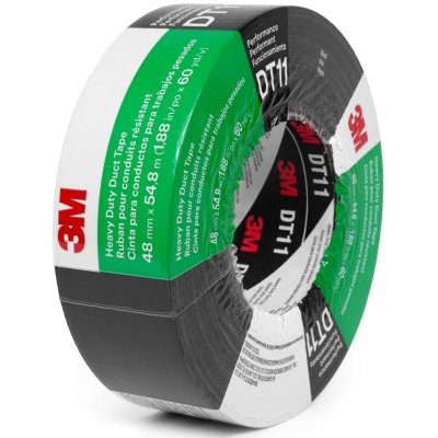 3M™ páska Duct Tape DT11 pro náročné prostředí, 48 mm × 55 m, černá – Hledejceny.cz