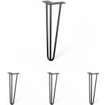 Walteco Hairpin 50537BP1 černá 4 ks – Zboží Dáma