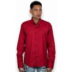 Rawlucci pánská košile s dlouhým rukávem červená – Zboží Mobilmania