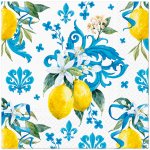 PAW Ubrousky L Sicilian Floral Whimsy 33x33cm – Zboží Dáma