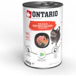 Ontario Beef with Salmon flavoured with Spirulina 6 x 400 g – Zbozi.Blesk.cz