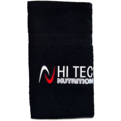 HiTec Nutrition Ručník černý s logem Hitec nutrition 100 x 50 cm – Zboží Mobilmania