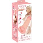 Nature Skin 2in1 - artificial pussy and penis coat natural – Sleviste.cz