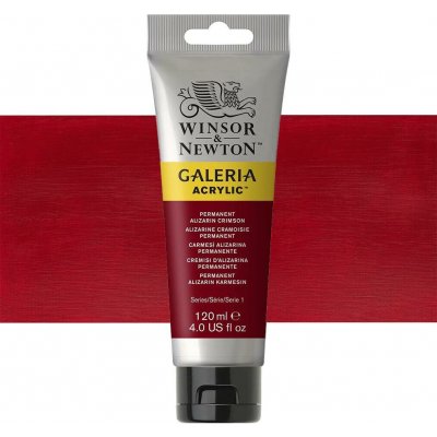 Winsor & Newton Akrylová barva 120 ml Permanent Alizarin Crimson – Hledejceny.cz