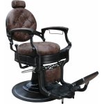 Sibel 019023515 kadeřnické barber křeslo Barburys Malone hnědé – Zboží Dáma