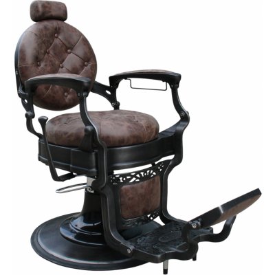 Sibel 019023515 kadeřnické barber křeslo Barburys Malone hnědé – Zboží Dáma