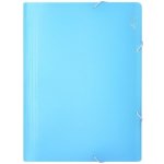 CONCORDE Desky na dokumenty s gumou A4, 13 kapes, pastel modrá – Zboží Živě
