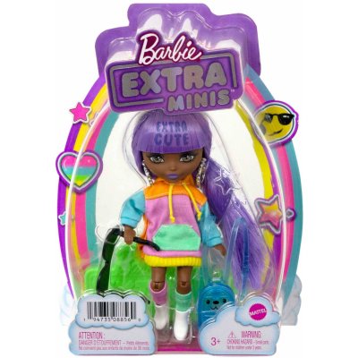 Barbie Extra Minis s fialovými vlasy – Zbozi.Blesk.cz