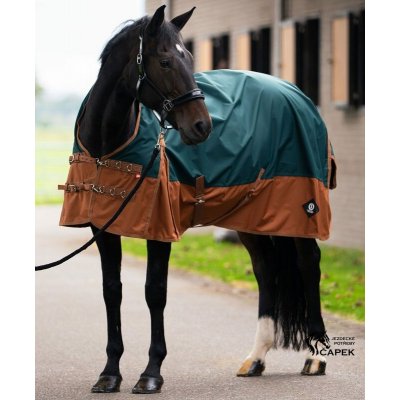 Imperial Riding Deka výběhová OUTDOOR HIGHNECK FLEECE Fialová Hnědá – Zboží Dáma