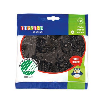 Playbox Zažehlovací korálky - 6 000 ks - černé – Hledejceny.cz