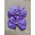 SatinBow saténová mašle do vlasů - fialová – Sleviste.cz