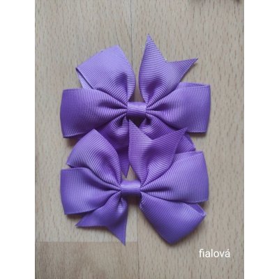 SatinBow saténová mašle do vlasů - fialová – Sleviste.cz