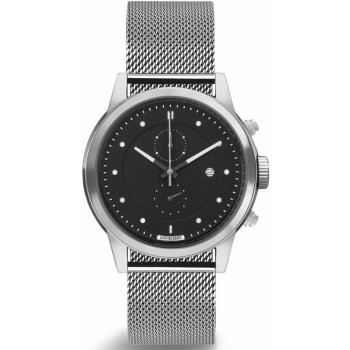 Hypergrand MAVERICK 44 CHRONO SILVER BLACK MESH SILVER