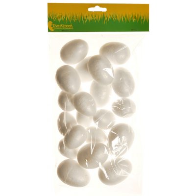 Vejce polystyrén 20 ks, 4-6 cm bílá 381203 – Zboží Mobilmania