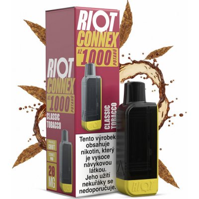 RIOT Connex 1000 Classic Tobacco 10 mg – Zboží Dáma