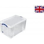Really Useful box transparentní s víkem 84l – Hledejceny.cz