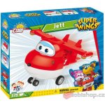 COBI 25122 Super Wings Světoběžník Jett červené letadlo – Zboží Dáma