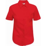 Fruit of the Loom popelínová krátký rukáv červená – Sleviste.cz