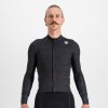 Cyklistický dres Sportful zateplený BodyFit Pro Thermal dámský modrý/zlatý