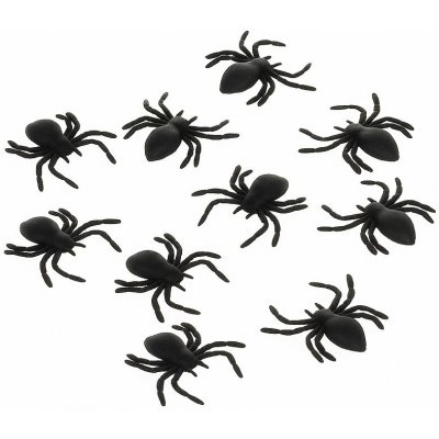 Dekorace Pavouci na Halloween 10 ks – Zboží Mobilmania