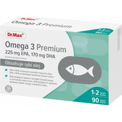 Dr.Max OMEGA 3 PREMIUM 90 kapslí – Zboží Mobilmania