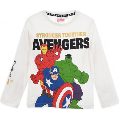 Chlapecké tričko AVENGERS STRONGER bílá – Hledejceny.cz