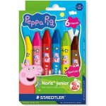 Staedtler voskovky šestihranné jumbo Noris junior 224 Peppa Pig 6 ks – Hledejceny.cz