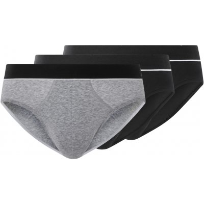 esmara Men s BIO bavlnou 3 kusy černá/šedá – Sleviste.cz