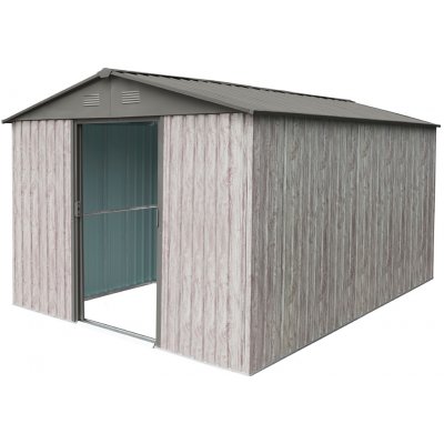 BestBerg ZDB-9SD 9 m² bílé dřevo / šedá – Zboží Dáma