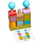 Lucy&Leo dřevěná hračka Figures & Emotions Smart stacker – Zboží Mobilmania