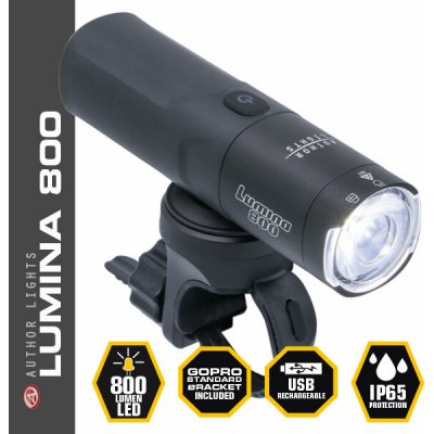 Author Lumina 600 lm USB Alloy přední černé – Sleviste.cz