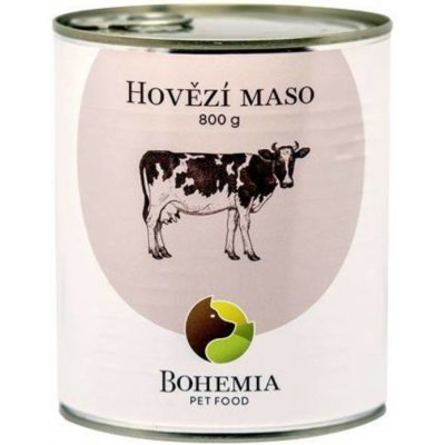 Bohemia Pet Food| Hovězí maso ve vlastní šťávě Hmotnost: 800 g – Sleviste.cz