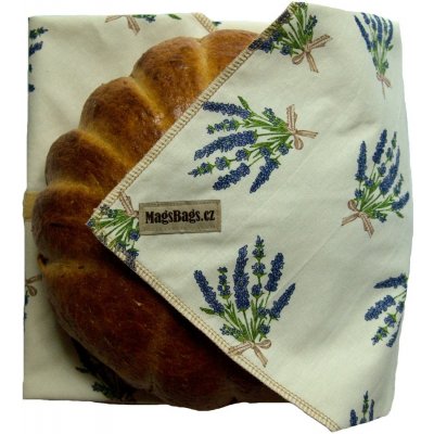 Látkový obal na chléb 55x55cm, levandule – Zboží Mobilmania