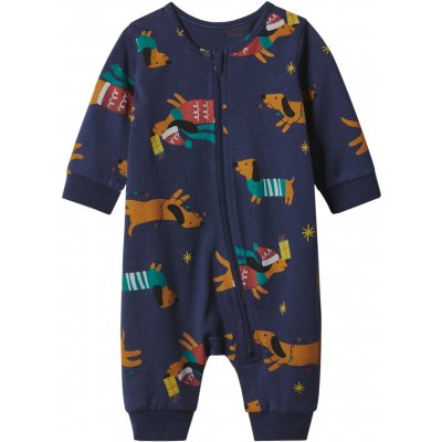 Lupilu Dětský vánoční overal na spaní navy modrá – Zboží Dáma