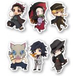 Set samolepek Demon Slayer (6x) – Zboží Živě