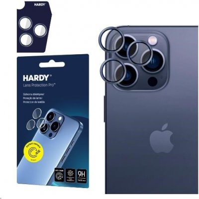 3mk ochrana kamery HARDY Lens Protection Pro pro iPhone 15 Pro Blue 5903108573405 – Zboží Živě