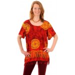 BOB halenka batikovaná Neobaju Mandala červeno-žlutá – Sleviste.cz