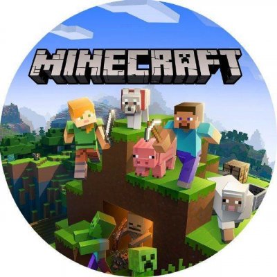 Jedlý papír Minecraft 19,5cm Pictu Hap – Zboží Mobilmania