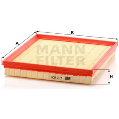 MANN FILTER Vzduchový filtr C 26 009-2 – Hledejceny.cz