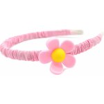 Dětská čelenka s květem Barva: světle růžová – Zboží Dáma