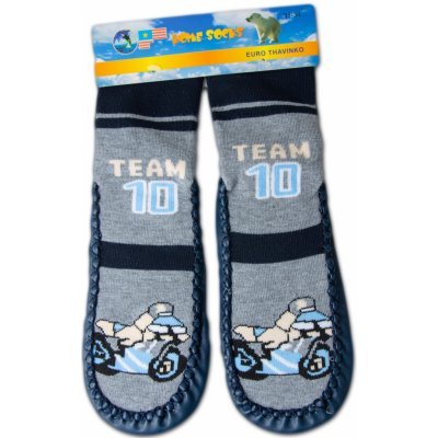 Papuče ponožky s protiskluzovou podrážkou pro chlapce – Zboží Dáma