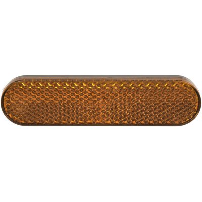Odrazka obdélníková, Q-TECH (oranžová, 95 x 23 mm) – Hledejceny.cz