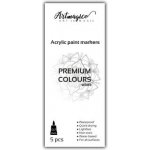 Artmagico akrylový popisovač 5 ks bílá 0,7 mm 80135 – Zboží Živě