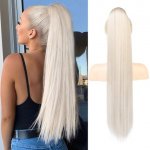 REECHO Prodlužování culíku, 28" dlouhý rovný příčesek se stahovací šňůrkou, syntetický culík pro – Hledejceny.cz