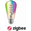 Žárovka Paulmann Filament 230V Smart Home Zigbee 3.0 LED žárovka ST64 E27 6,3W RGBW+ stmívatelné zlatá